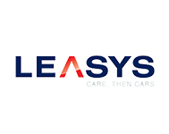 LEASYS logo white slide